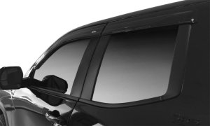 Ford Edge Window Deflectors - Front + Rear - Husky Liners - Low Profile - Smoke - `15-`18